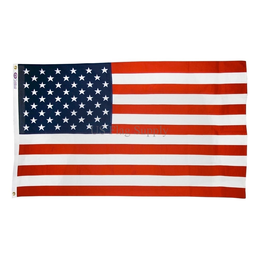 United States Flag 3 x 5 ft. 100% Domestic Cotton Sheeting