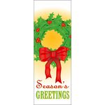 Holiday Wreath & Bow Banner