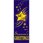 Star Season's greetings Banner - Purple