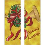 Gold French Horn Double Banner