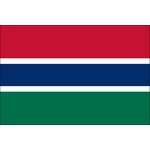 3ft. x 5ft. Gambia Flag for Parades & Display