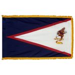 4ft. x 6ft. American Samoa Fringed for Indoor Display