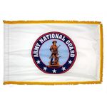 3ft. x 5ft. Army National Guard Flag with Gold Fringe