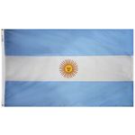 2ft. x 3ft. Argentina Flag Seal with Canvas Header