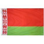 4ft. x 6ft. Belarus Flag w/ Line Snap & Ring