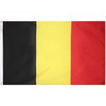 4ft. x 6ft. Belgium Flag w/ Line Snap & Ring