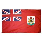 4ft. x 6ft. Bermuda Flag w/ Line Snap & Ring