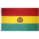 4ft. x 6ft. Bolivia Flag Seal with Brass Grommets
