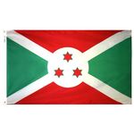 3ft. x 5ft. Burundi Flag with Brass Grommets