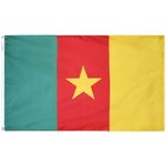 4ft. x 6ft. Cameroon Flag with Brass Grommets
