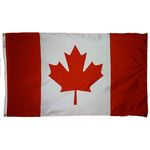 2ft. x 3ft. Canada Flag with Canvas Header