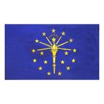 4ft. x 6ft. Indiana Flag for Parades & Display