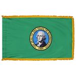 2ft. x 3ft. Washington Flag Fringed for Indoor Display