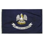 3ft. x 5ft. Louisiana Flag with Brass Grommets