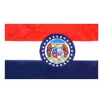 3ft. x 5ft. Missouri Flag Side Pole Sleeve