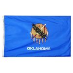 3ft. x 5ft. Oklahoma Flag with Brass Grommets