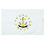 4ft. x 6ft. Rhode Island Flag w/ Line Snap & Ring