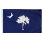 4ft. x 6ft. South Carolina Flag with Brass Grommets