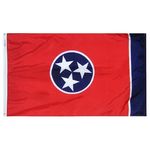 4ft. x 6ft. Tennessee Flag with Brass Grommets
