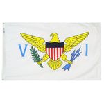 4ft. x 6ft. US Virgin Island Flag w/ Line Snap & Ring