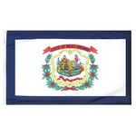 4ft. x 6ft. West Virginia Flag w/ Line Snap & Ring