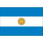 2ft. x 3ft. Argentina Flag Seal for Indoor Display