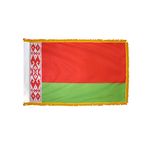 4ft. x 6ft. Belarus Flag with Side Pole Sleeve and Fringe