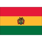 2ft. x 3ft. Bolivia Flag Seal for Indoor Display