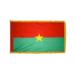 4ft. x 6ft. Burkina Faso Flag for Parades & Display with Fringe