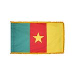 4ft. x 6ft. Cameroon Flag for Parades & Display with Fringe