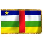 3ft. x 5ft. Central African Republic Flag Indoor with Fringe