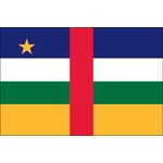 4ft. x 6ft. Central Africa Flag for Parades & Display with Fringe