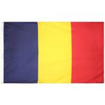 2ft. x 3ft. Chad Flag with Canvas Header