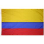 2ft. x 3ft. Colombia Flag with Canvas Header