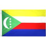 3ft. x 5ft. Comoros Flag with Brass Grommets