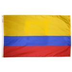4ft. x 6ft. Ecuador Flag No Seal w/ Line Snap & Ring