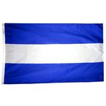 4ft. x 6ft. El Salvador Flag No Seal w/ Line Snap & Ring