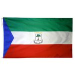 2ft. x 3ft. Equatorial Guinea Flag Seal with Canvas Header