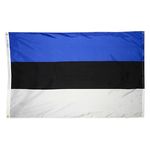 4ft. x 6ft. Estonia Flag w/ Line Snap & Ring