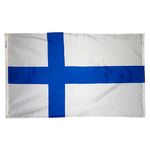 3ft. x 5ft. Finland Flag with Brass Grommets