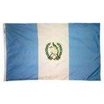 3ft. x 5ft. Guatemala Flag Seal with Brass Grommets
