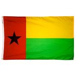 2ft. x 3ft. Guinea-Bissau Flag with Canvas Header