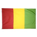 4ft. x 6ft. Guinea Flag w/ Line Snap & Ring