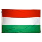 4ft. x 6ft. Hungary Flag w/ Line Snap & Ring
