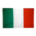 3ft. x 5ft. Italy Flag with Brass Grommets