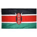 3ft. x 5ft. Kenya Flag with Brass Grommets