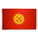 2ft. x 3ft. Kyrgyzstan Flag with Canvas Header