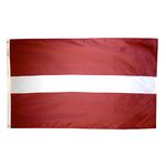 3ft. x 5ft. Latvia Flag with Brass Grommets