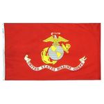 4ft. x 6ft. US Marine Corps NYL Flag H & G (Government)