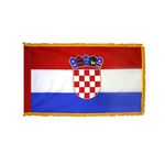 4ft. x 6ft. Croatia Flag for Parades & Display with Fringe